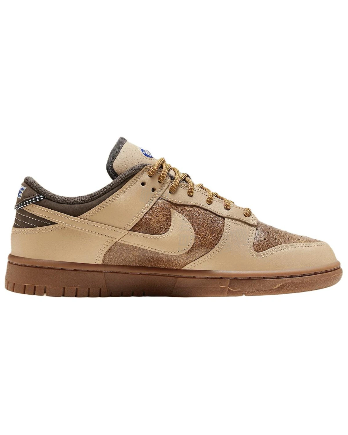 Nike Dunk Low LX женские кроссовки коричневые повседневные картинка