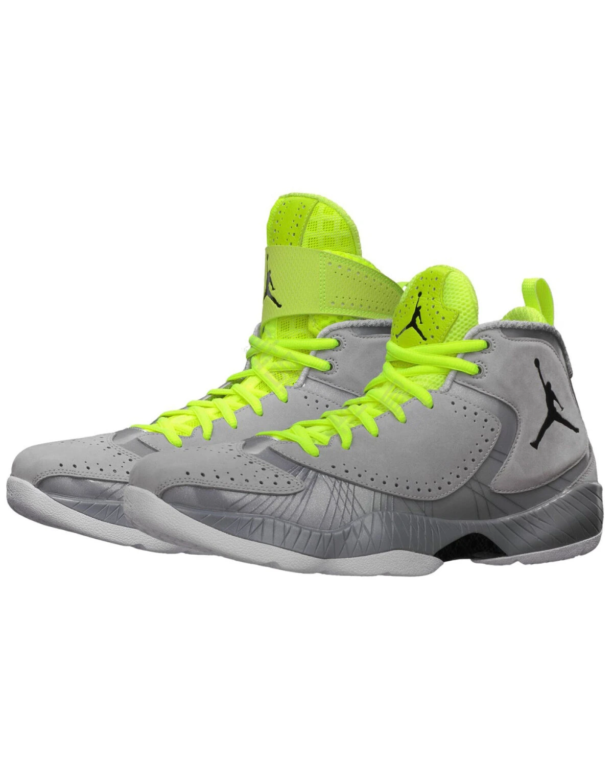 Jordan Air Jordan 2012 AJ27 мужские спортивные кроссовки высокие серые картинка