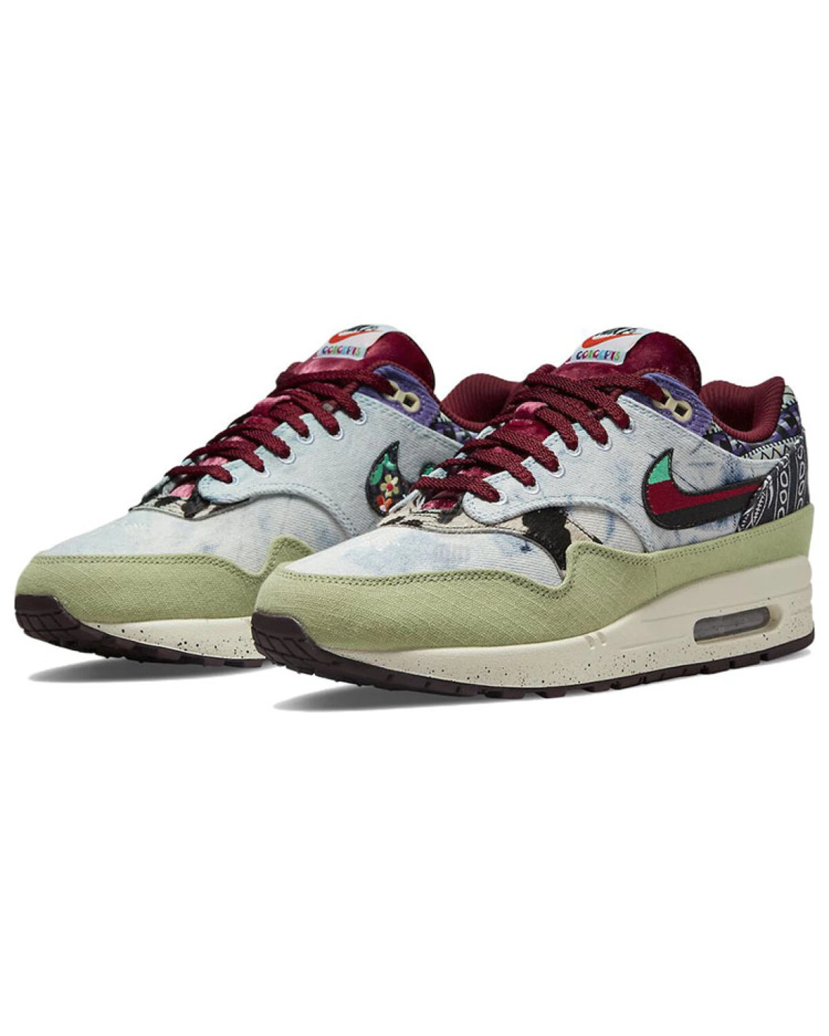 Nike Air Max 1 SP 'Mellow' унисекс кроссовки с амортизацией Air Max бирюзовые картинка