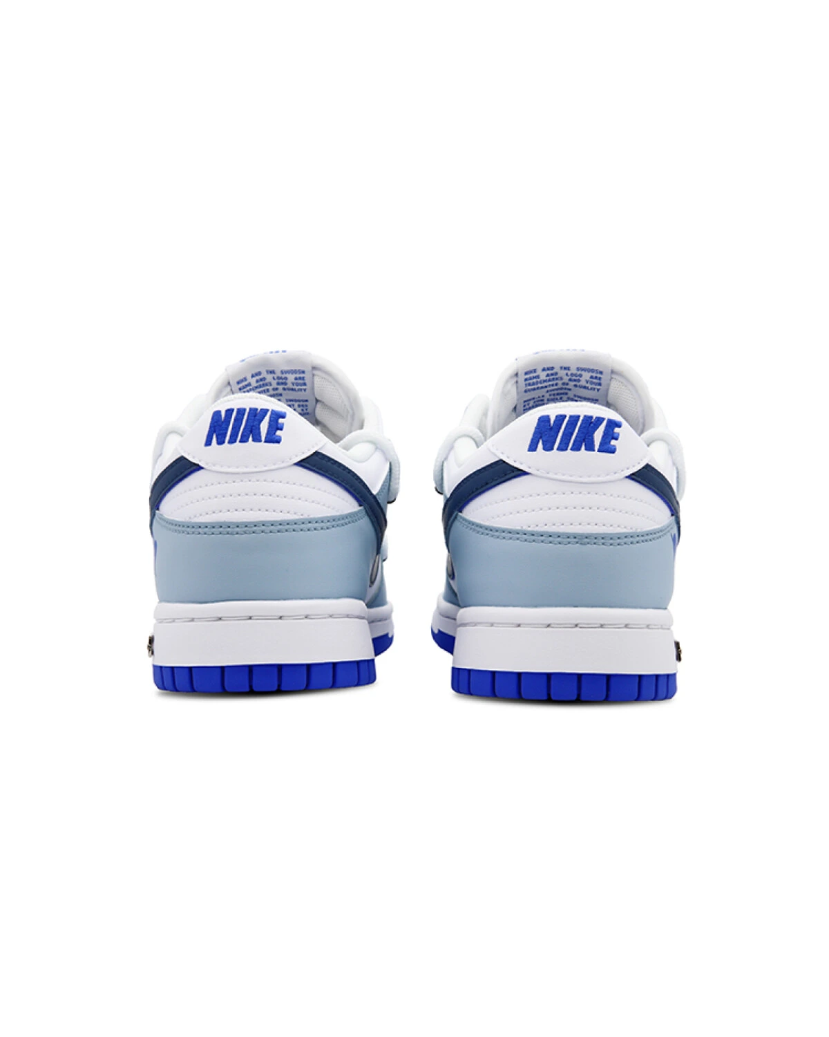 Nike Dunk мужские кроссовки бело-синие с амортизацией картинка