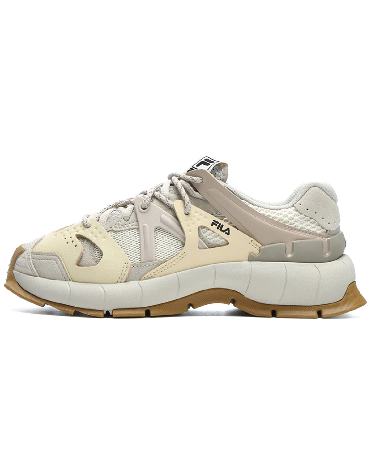 FILA INSETTO женские кроссовки текстильные бежевые картинка
