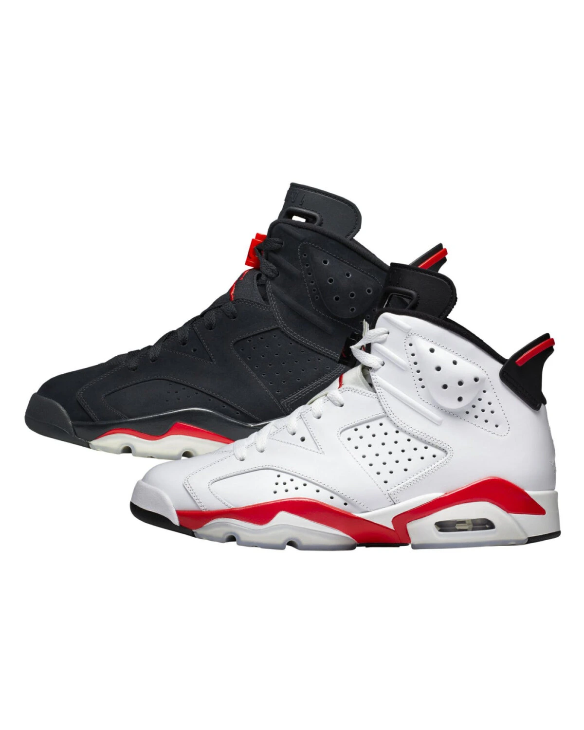 Jordan Air Jordan 6 Infrared Pack мужские кроссовки высокие черно-белые картинка