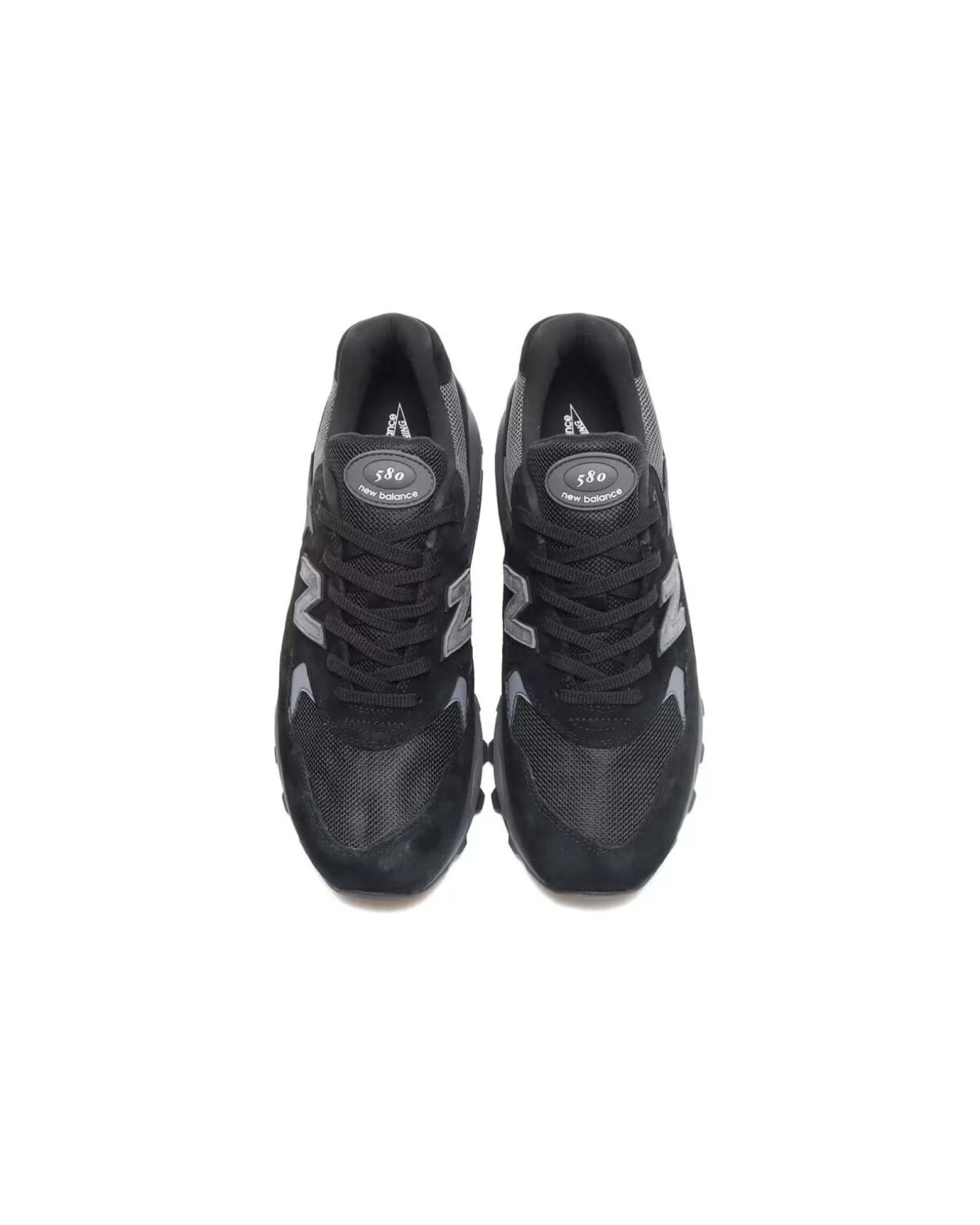 New Balance NB 580 мужские повседневные кроссовки  черно-серые картинка