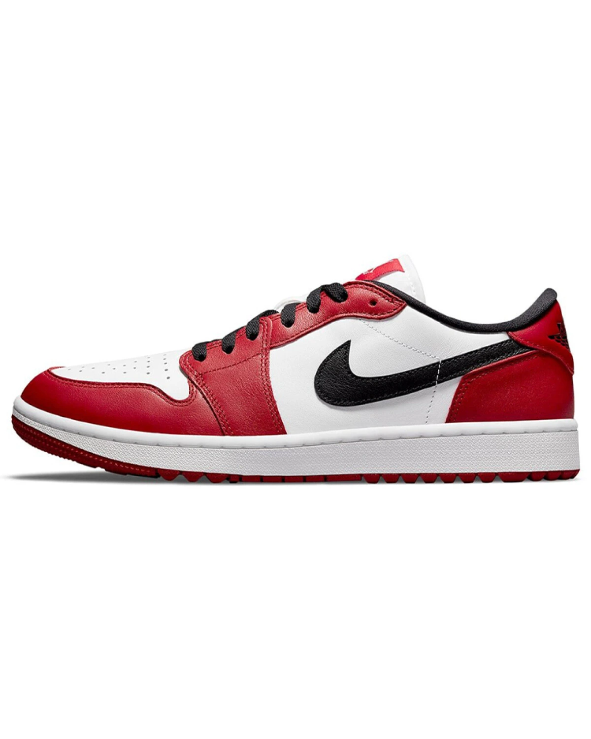 Jordan Air Jordan 1 unisex кроссовки кожаные красно-белые картинка