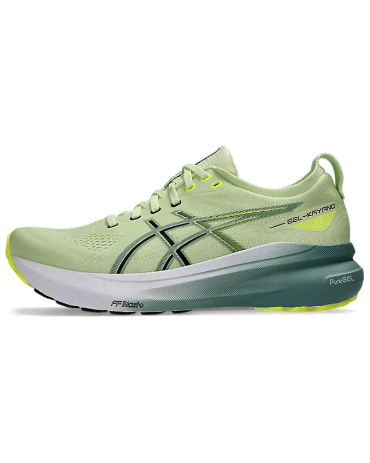 Asics Gel-Kayano 31 мужские кроссовки стабильные зеленые для бега картинка