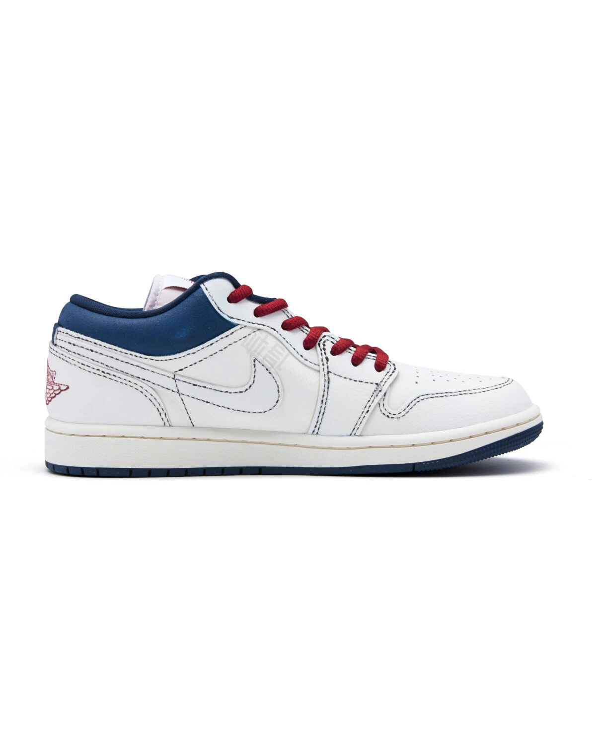 Jordan Air Jordan 1 мужские кроссовки бело-синие баскетбольные картинка