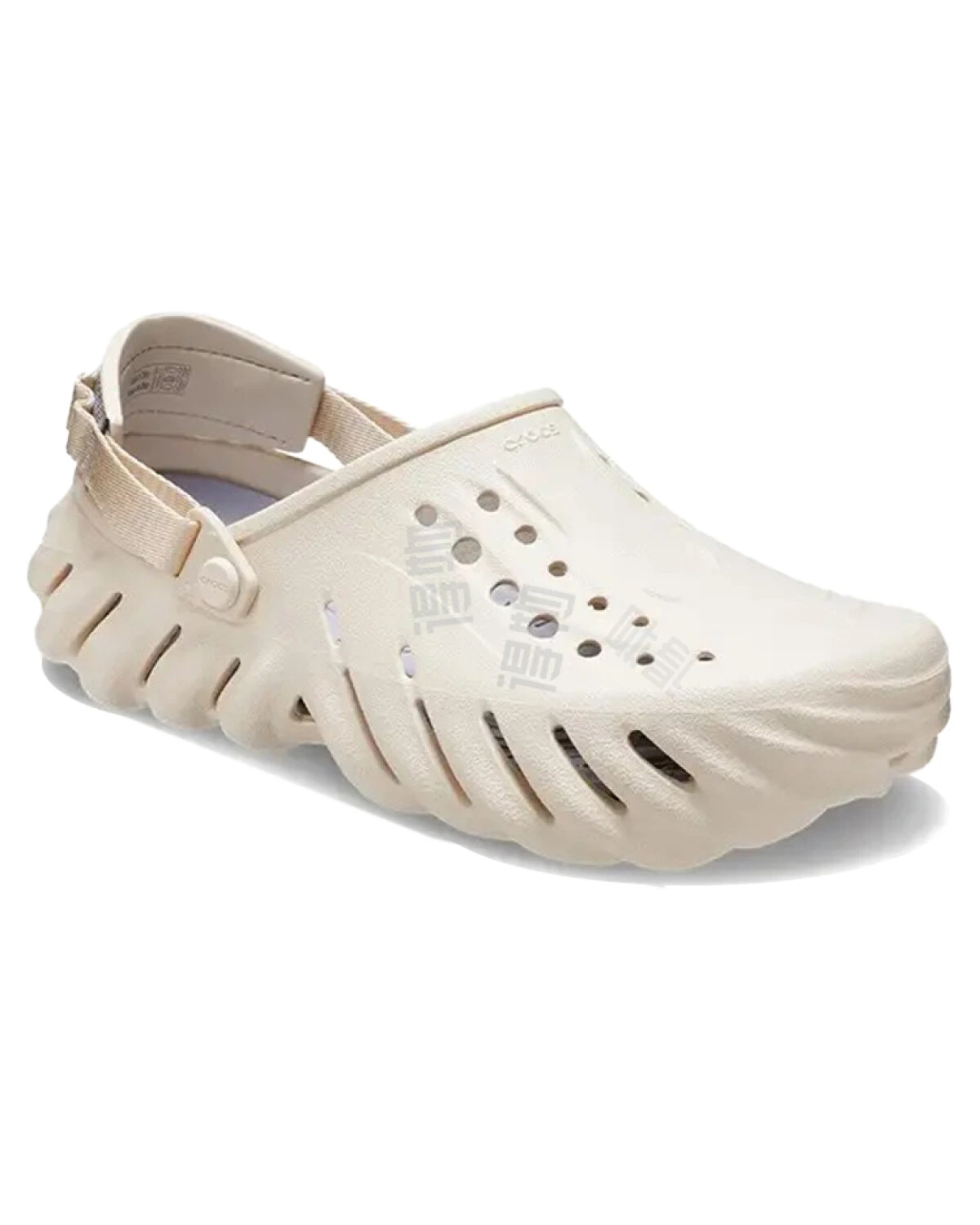 Crocs EVA Clog унисекс кроксы с толстой подошвой 2 см серого цвета картинка