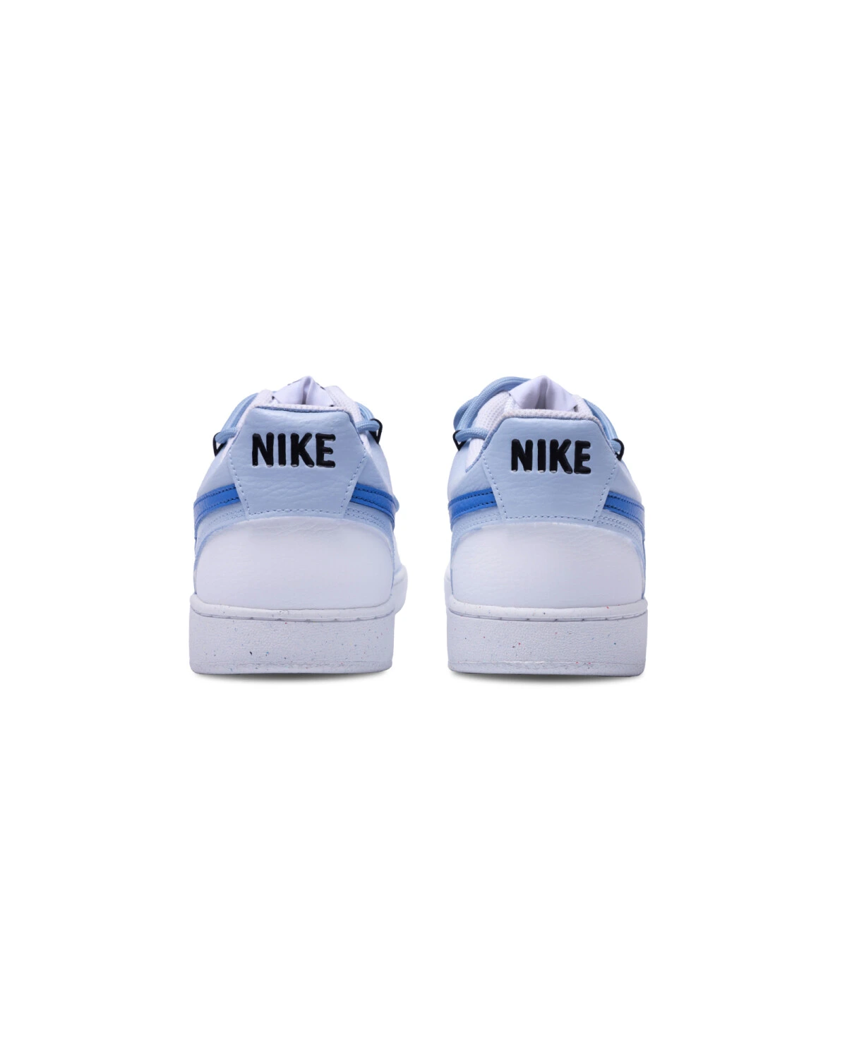 Nike Court Vision 1 Low Next Nature мужские кроссовки бело-голубые дышащие картинка