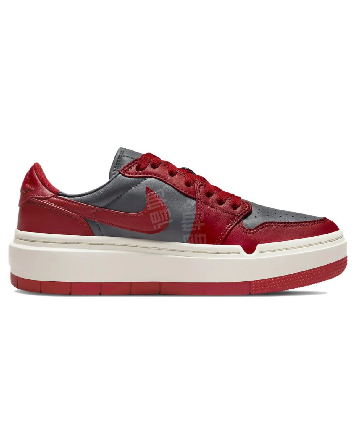Jordan Air Jordan 1 Low SE "UNLV" женские кроссовки с толстой подошвой серо-красные картинка