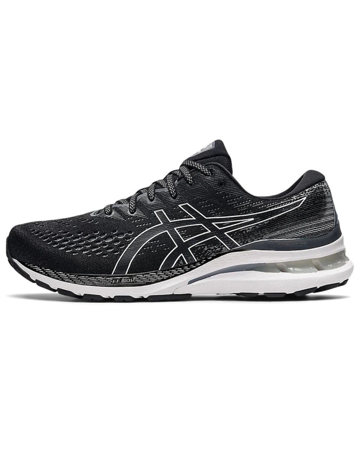 Asics Gel-Kayano 28 мужские кроссовки для бега черно-белые картинка