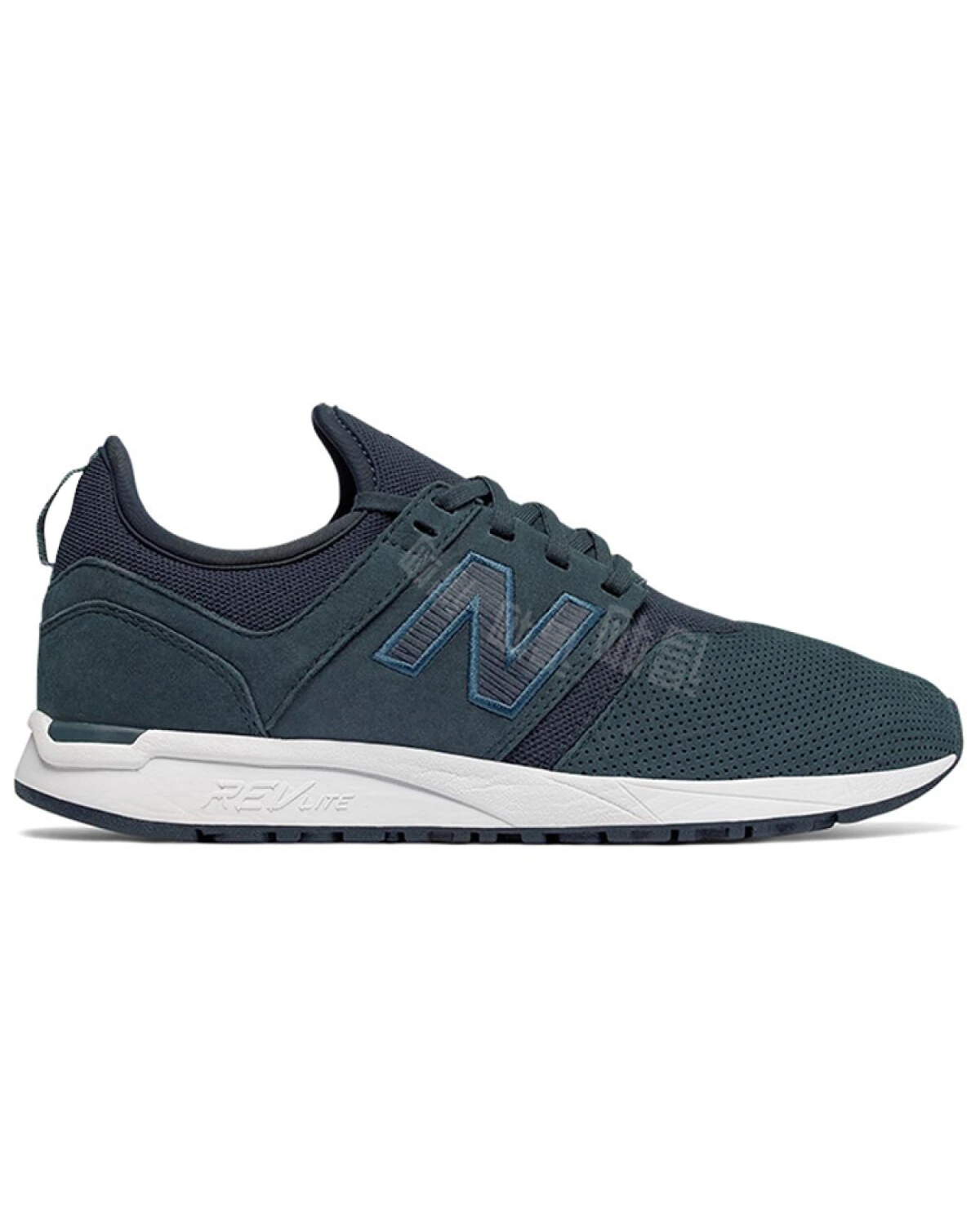 New Balance 247 женские кроссовки из ткани и синтетики темно-синие картинка