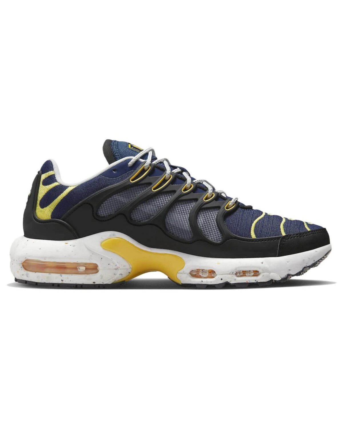 Nike Air Max Terrascape Plus унисекс кроссовки сине-желтые с воздушной подушкой картинка