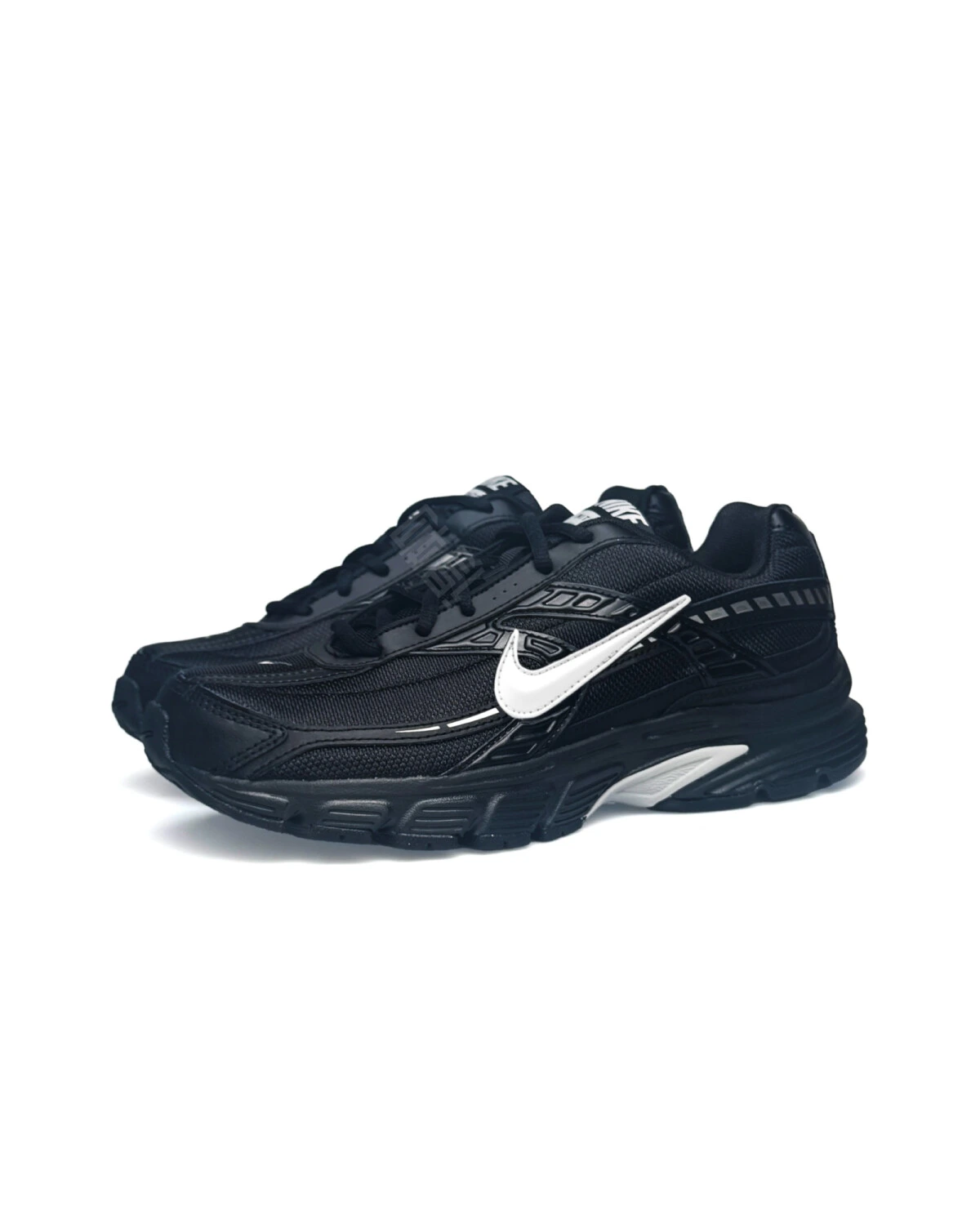Nike Initiator мужские кроссовки черно-белые с амортизацией и дышащим верхом картинка