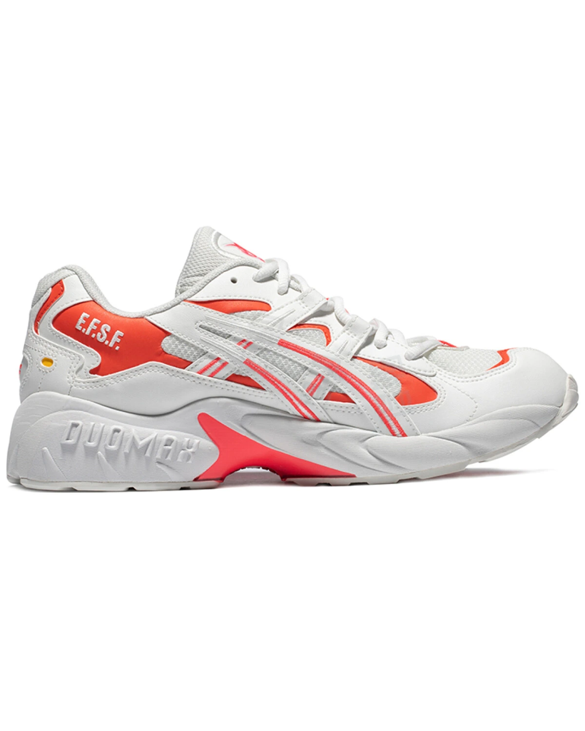 Asics Gel-Kayano 5 OG Gundam унисекс кроссовки белые с оранжевыми акцентами картинка