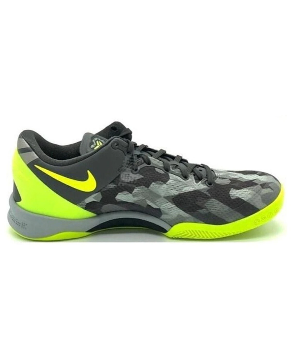 Nike Kobe 8 Volt мужские баскетбольные кроссовки противоскользящие серые картинка