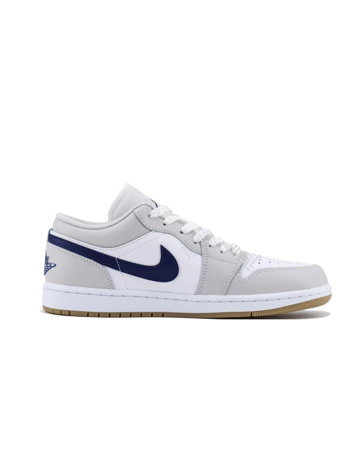 Jordan Air Jordan 1 Unisex спортивные кроссовки бело-серые с амортизацией и противоскользящей подошвой картинка