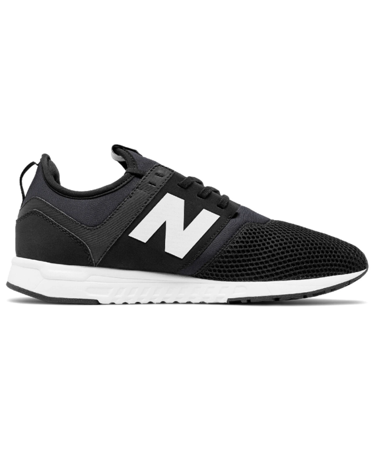 New Balance 247 unisex кроссовки чёрные из сетки и синтетики картинка