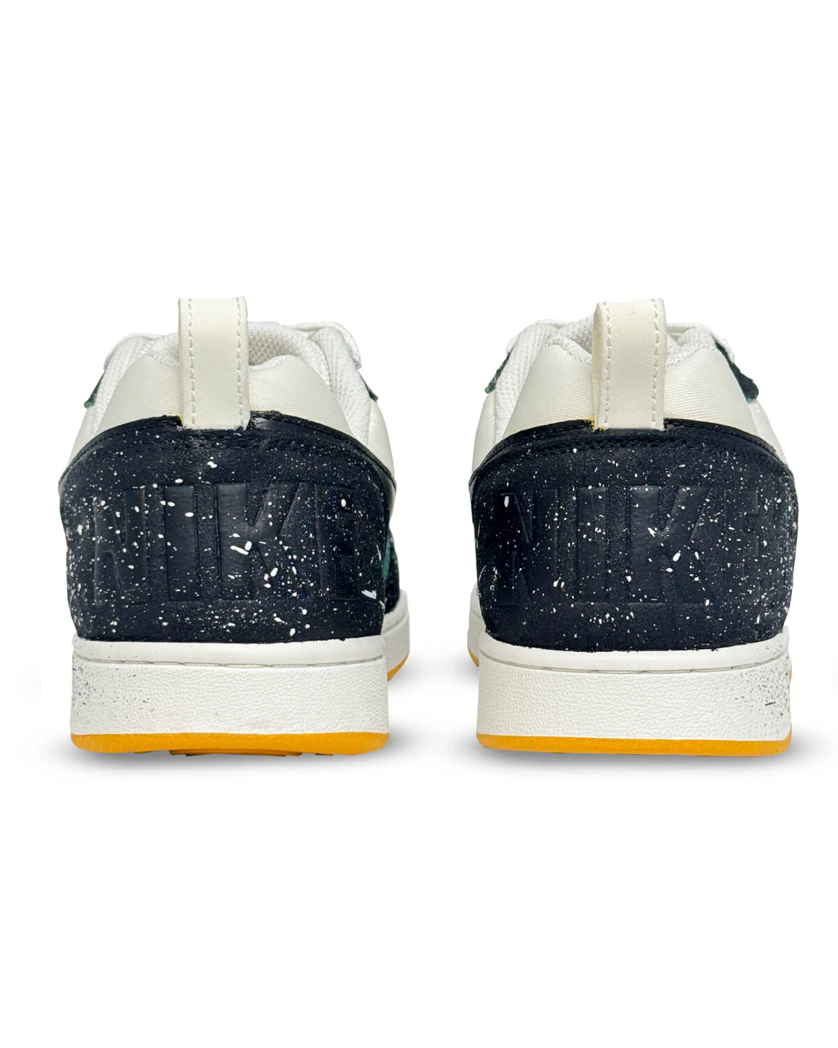 Nike Court Borough мужские кроссовки черно-белые с ручной росписью и износостойкие картинка