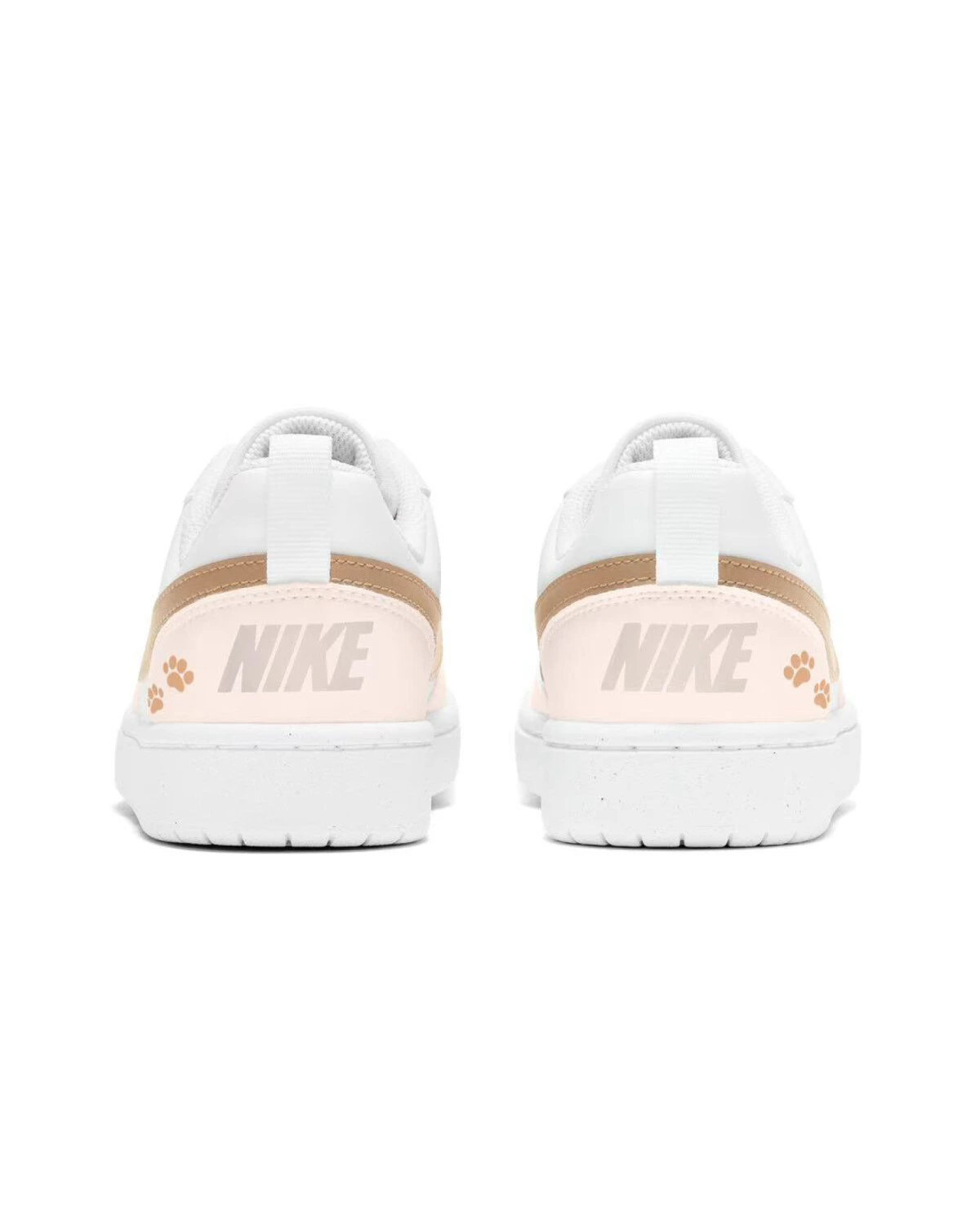 Nike Court Borough Low 2 девичьи кроссовки из кожи с милым принтом лапок картинка