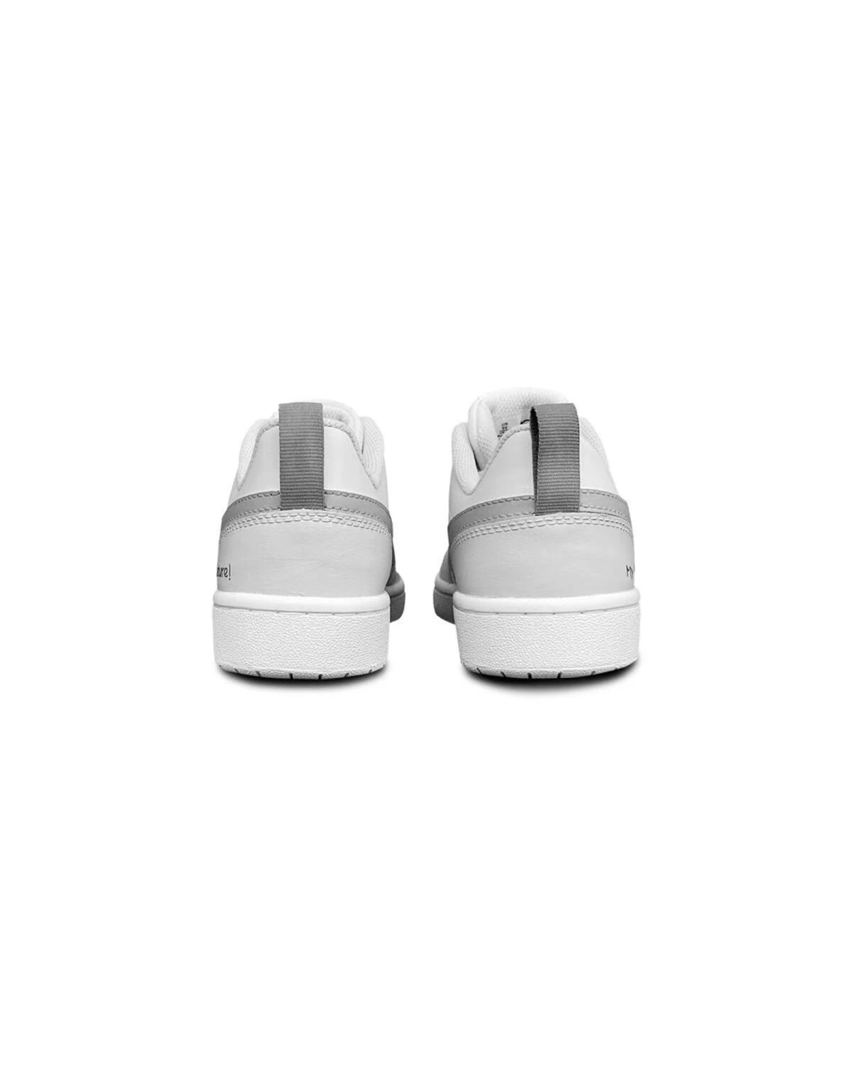 Nike Court Borough детские кеды из кожи светло-серые картинка