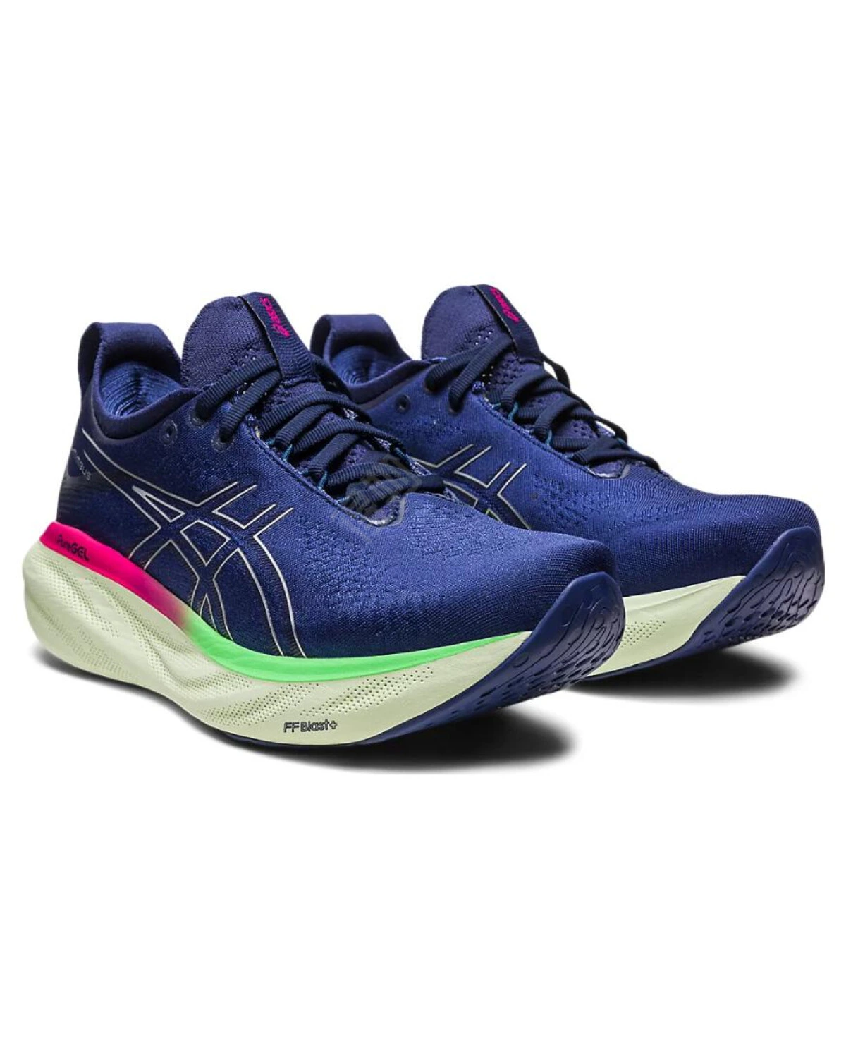 Asics GEL-Nimbus 25 женские кроссовки для бега с амортизацией синие картинка