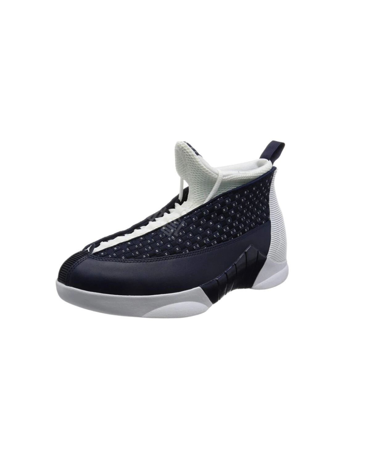 Jordan Air Jordan 15 Retro мужские спортивные кроссовки кожаные сине-белые картинка