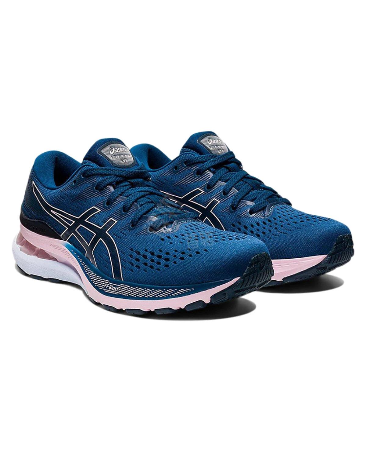 Asics Gel-Kayano 28 женские кроссовки для бега синие картинка