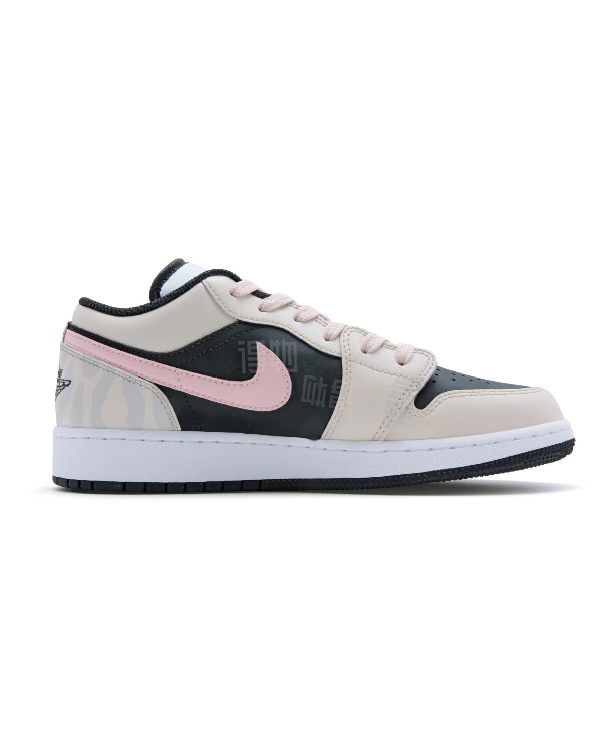 Jordan Air Jordan 1 Low мужские кроссовки черно-розово-желтые с амортизацией картинка