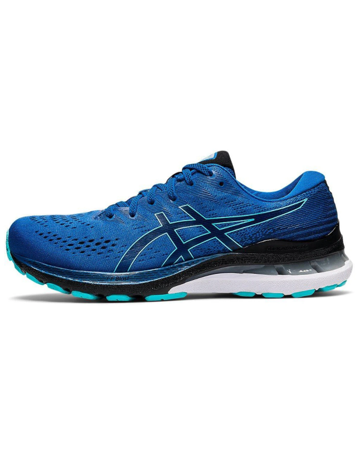 Asics Gel-Kayano 28 мужские кроссовки для бега сине-чёрные картинка