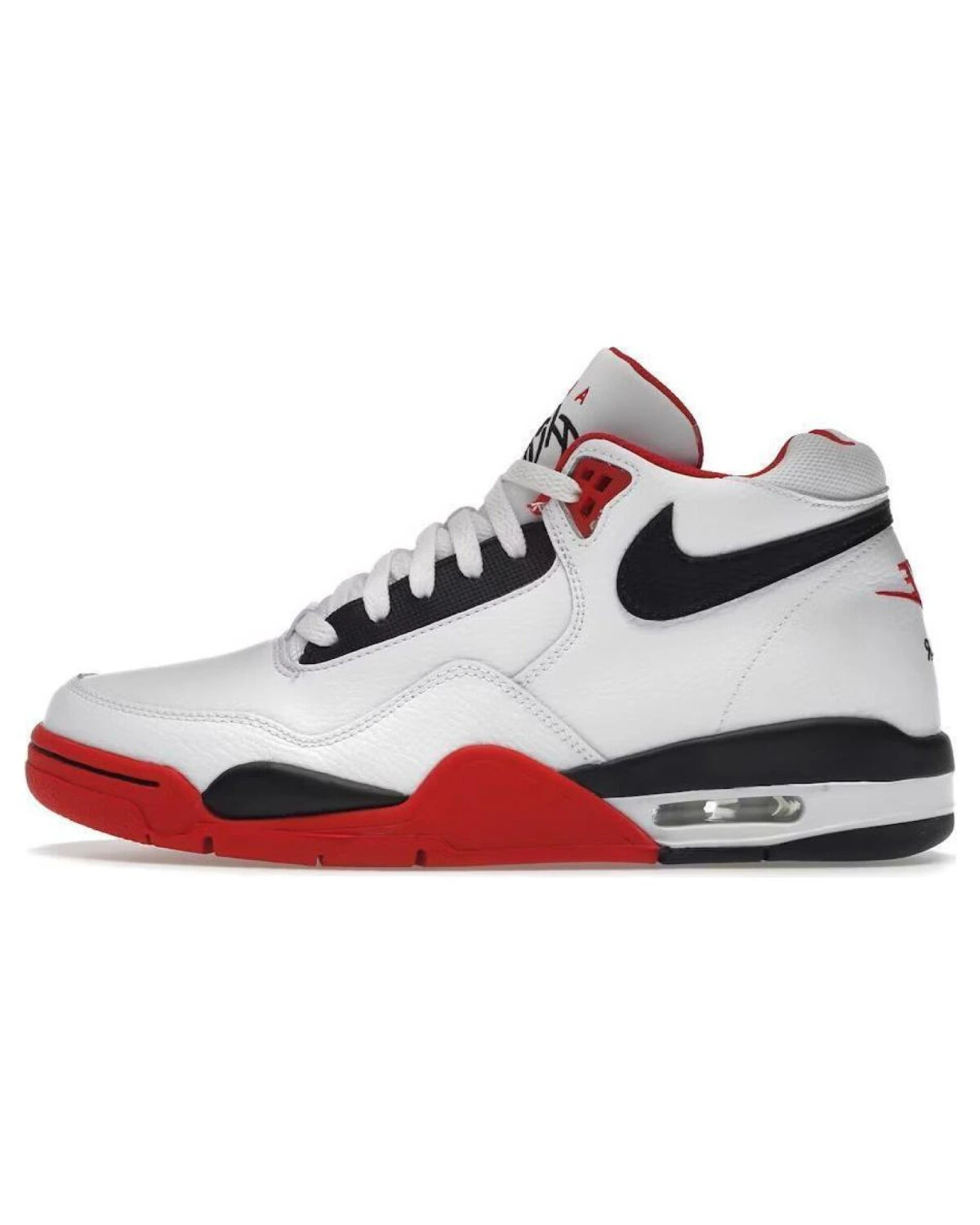 Nike Flight Legacy мужские и женские кроссовки средней высоты красно-белые картинка