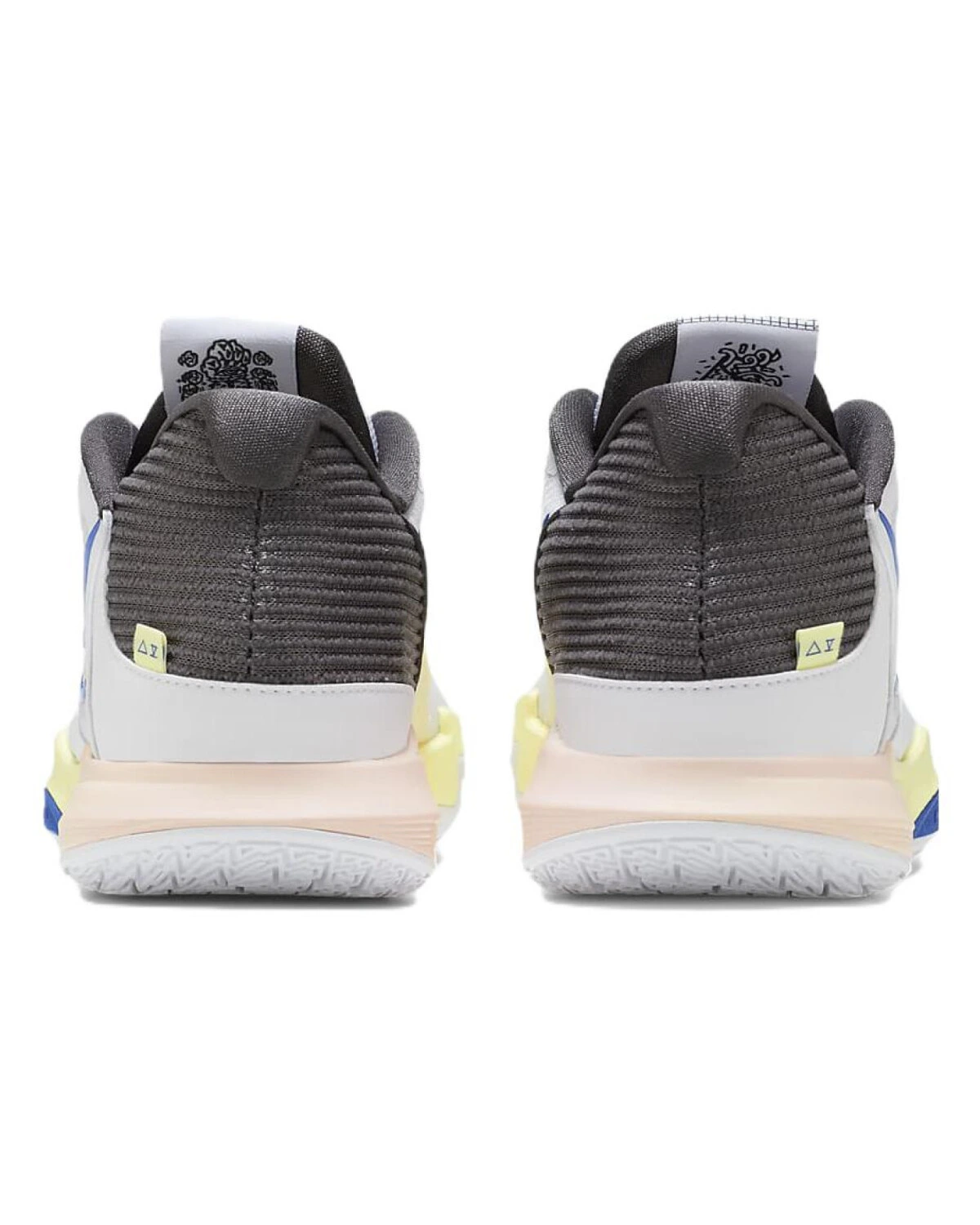 Nike Kyrie Low 5 "Bounce" унисекс баскетбольные кроссовки Air Zoom бело-сине-желтые картинка