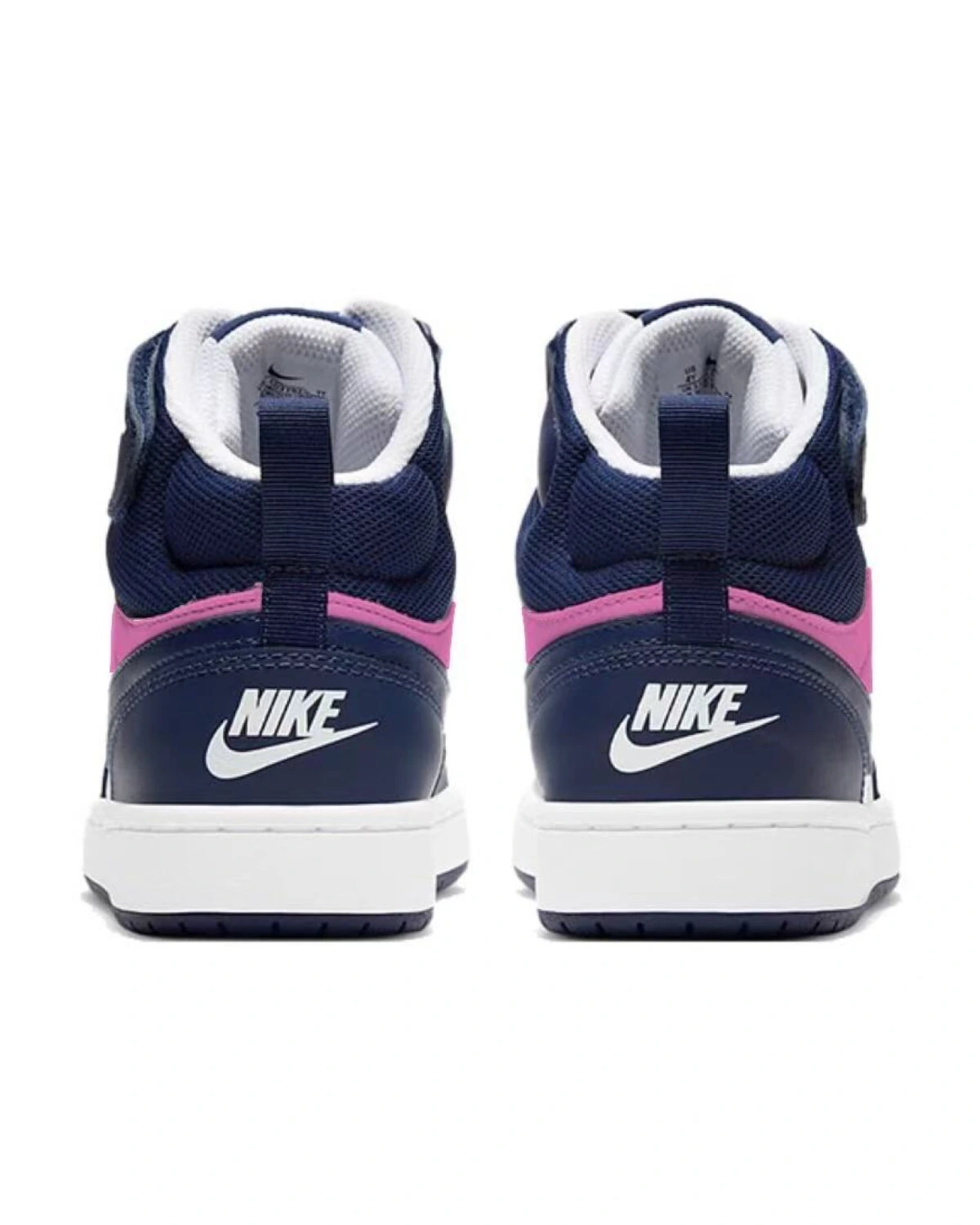 Nike Court Borough детские кроссовки из искусственной кожи темно-синие картинка