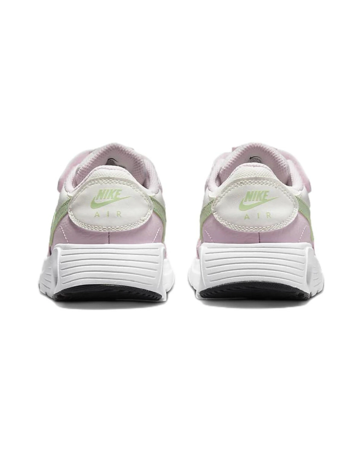 Nike Air Max SC детские кроссовки розово-зеленые с амортизацией и воздухопроницаемостью картинка