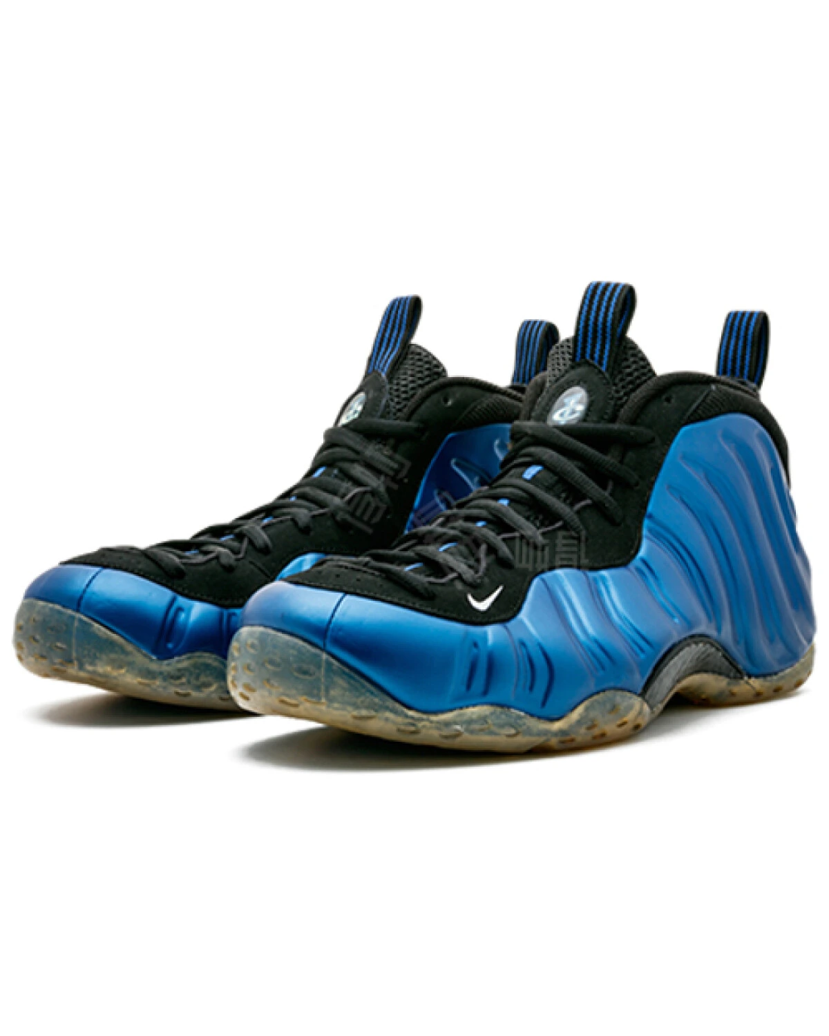 Nike Foamposite One мужские кроссовки синие легкие с амортизацией картинка