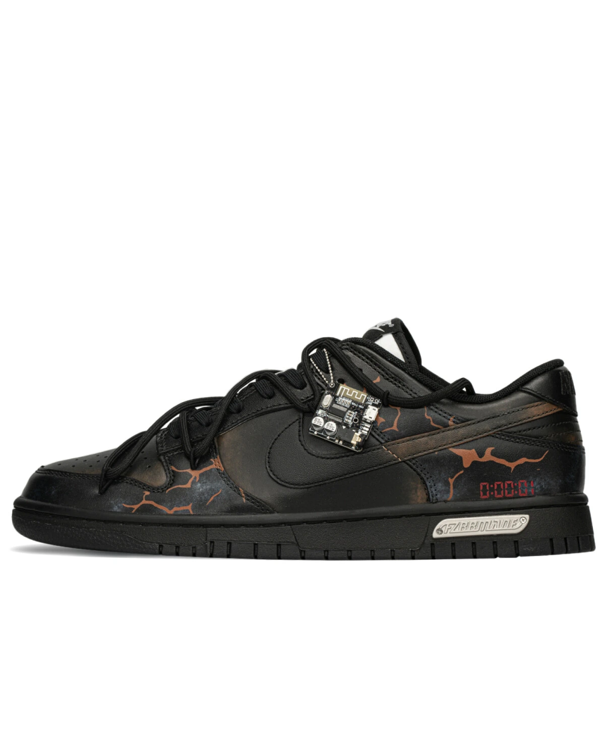 Nike Dunk мужские кроссовки черные износостойкие картинка