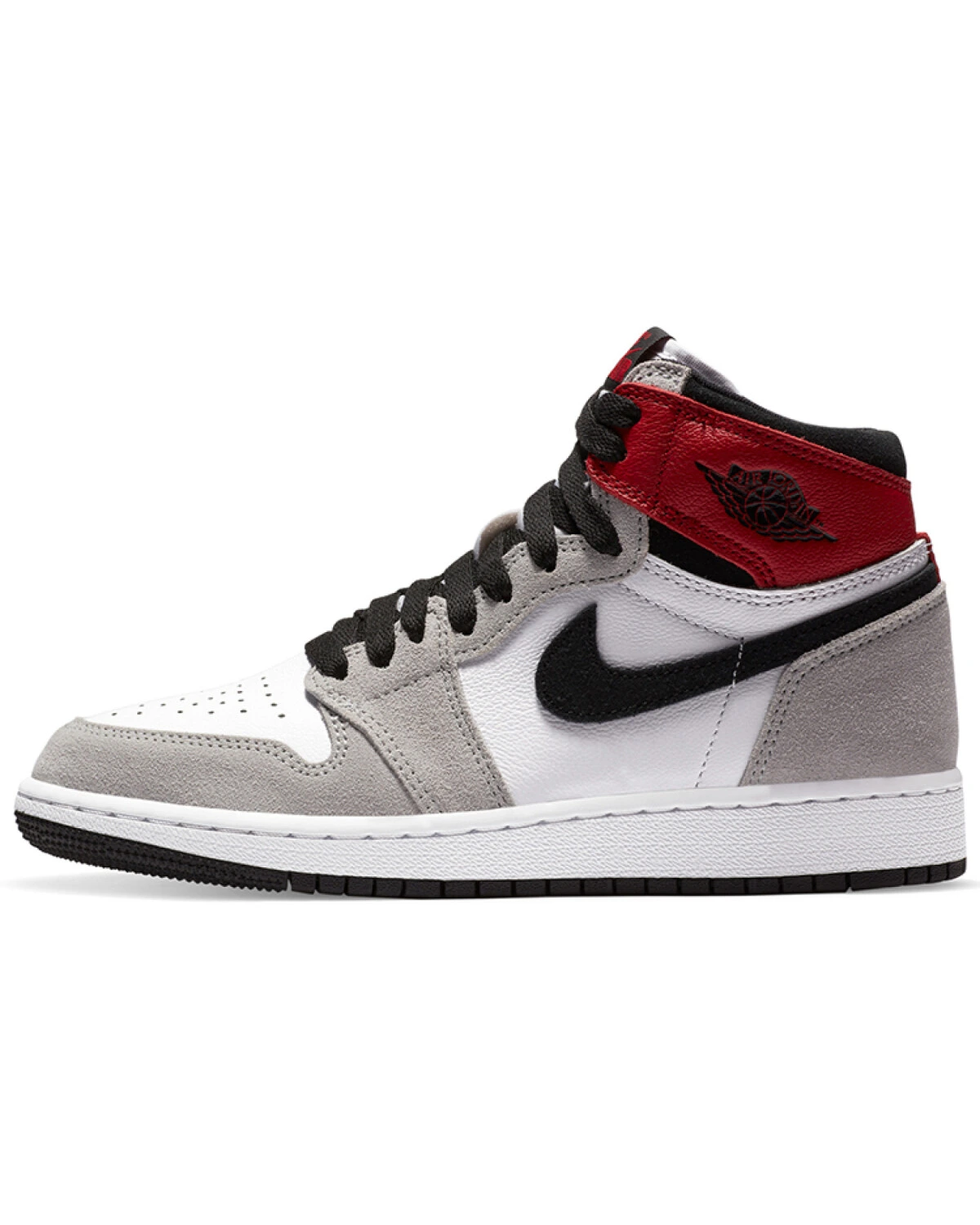 Jordan Air Jordan 1 High OG Smoke Grey детские кроссовки высокие кожаные серые картинка