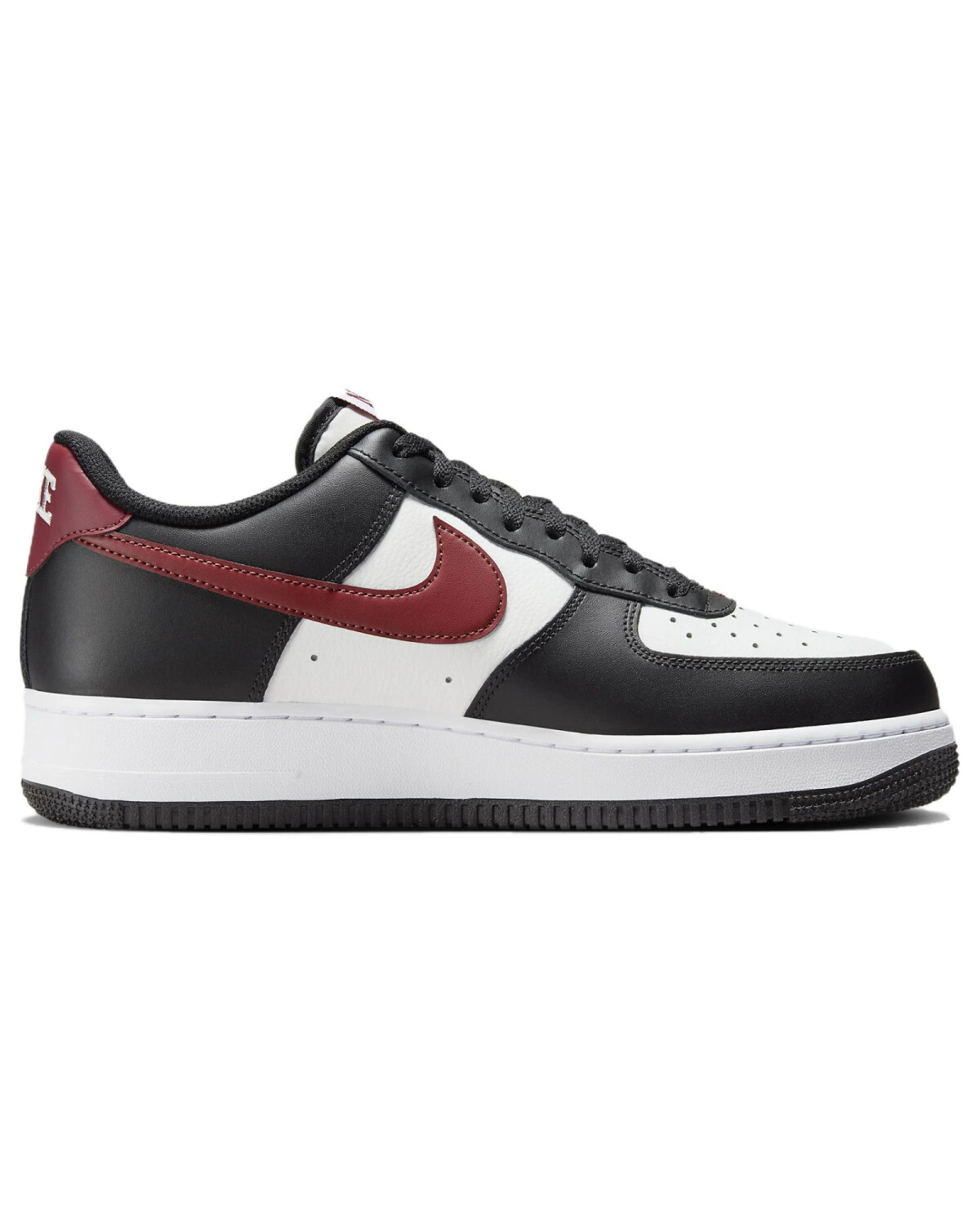 Nike Air Force 1 детские кроссовки черно-белые картинка