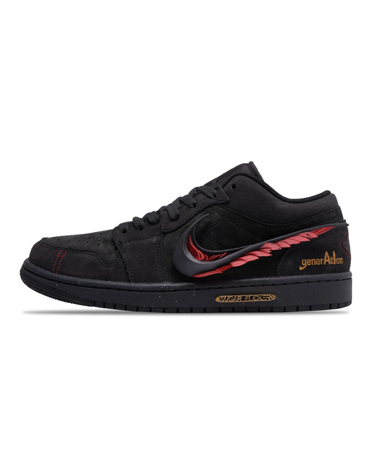 Jordan Air Jordan 1 мужские кроссовки черно-серые анти-скользящие картинка