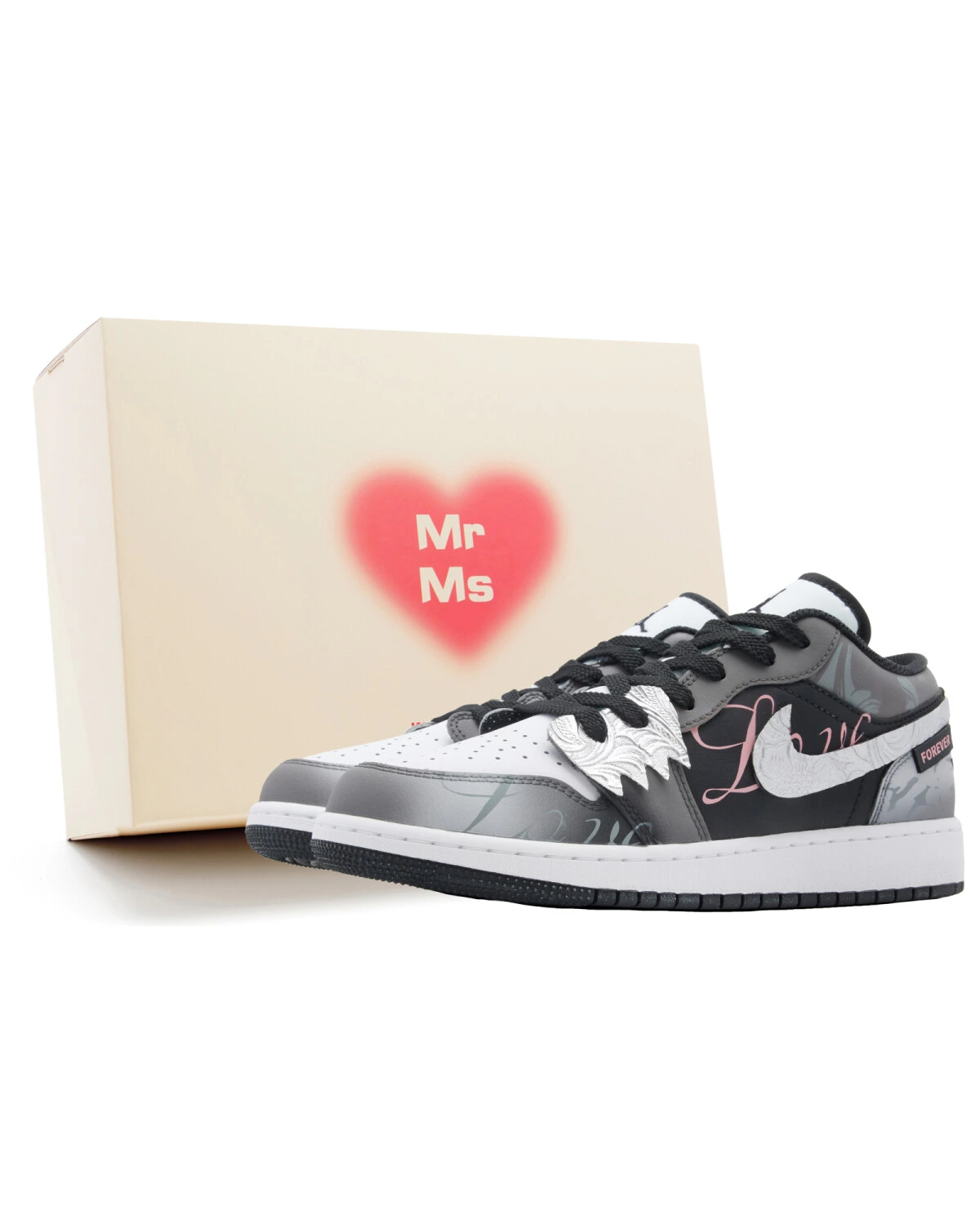Jordan Air Jordan 1 Low мужские ретро кроссовки серебристо-серые картинка