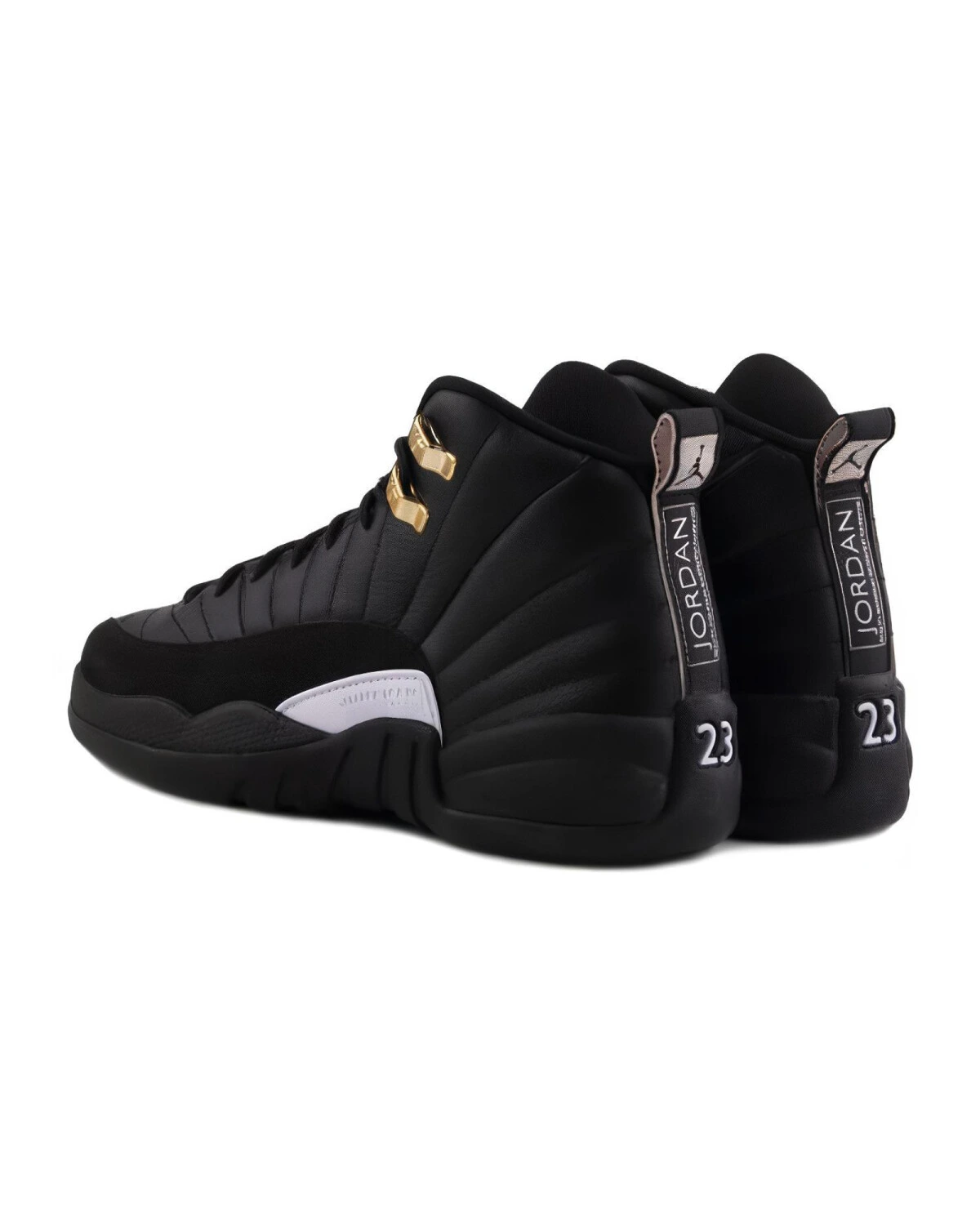 Jordan Air Jordan 12 Retro детские баскетбольные кроссовки высокие черные картинка
