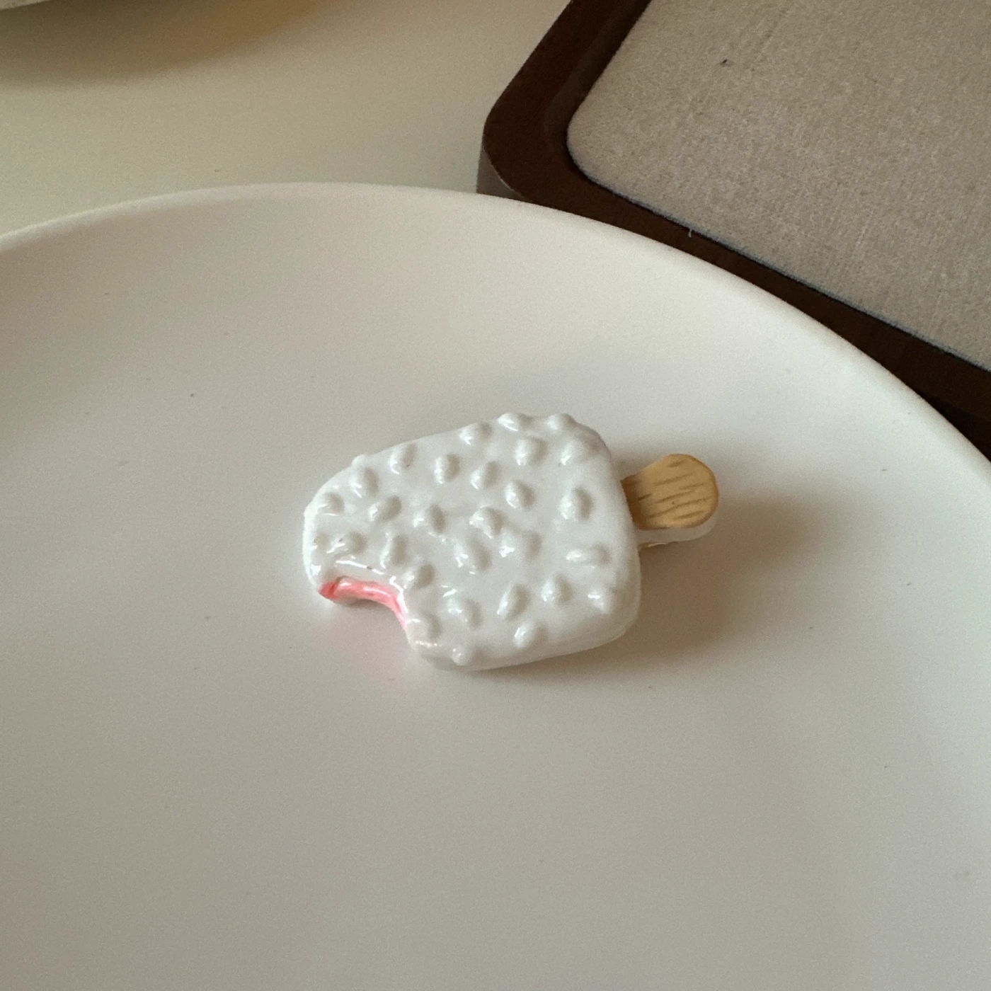 Заколка-эскимо (Белый) картинка