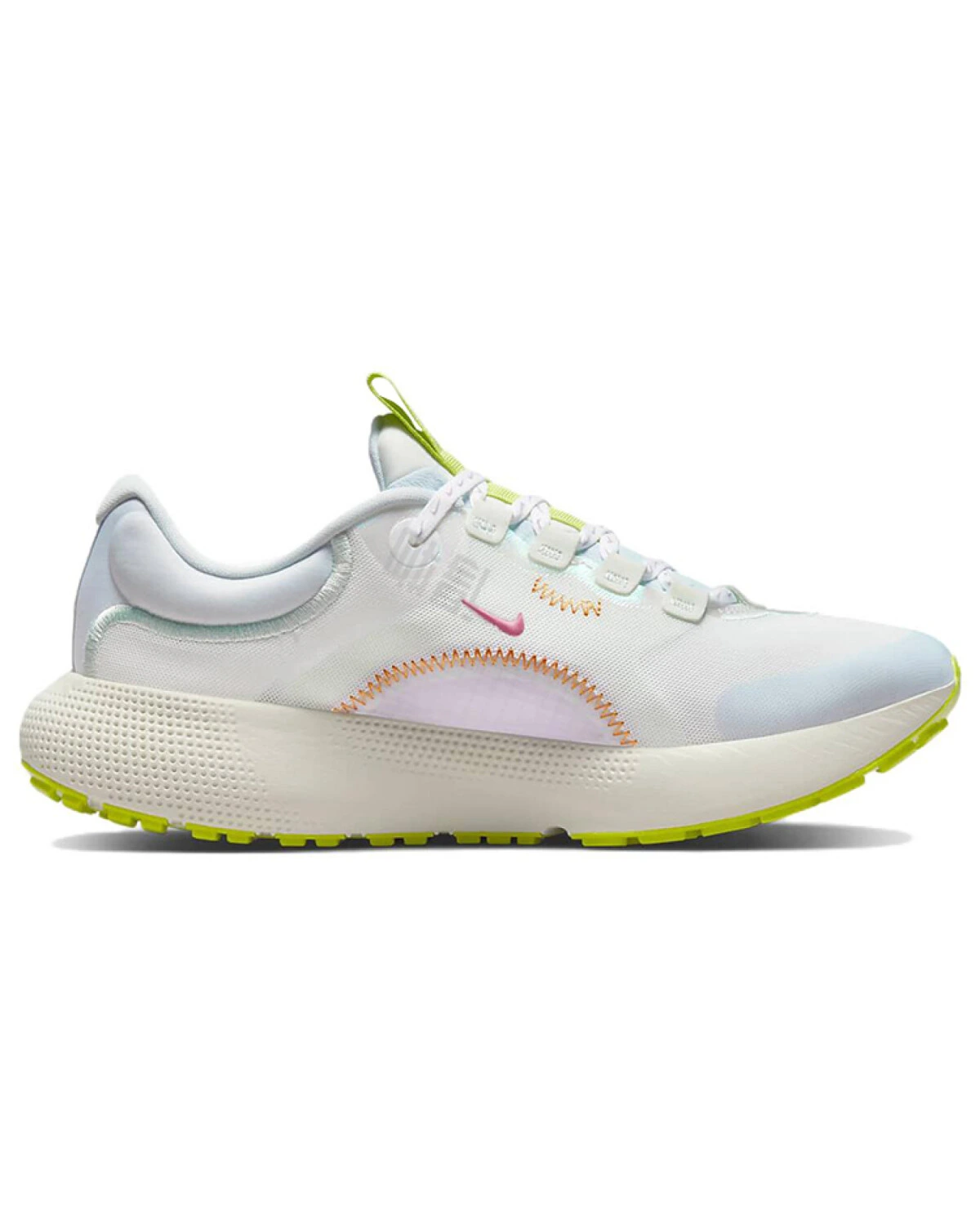 Nike React Escape Run 1 женские повседневные кроссовки с амортизацией бело-зеленые картинка