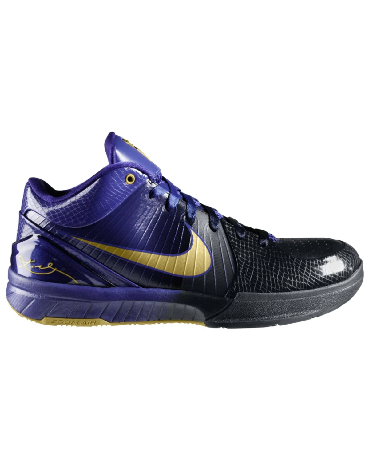 Nike Zoom Kobe 4 Gradient Away мужские спортивные кроссовки для баскетбола фиолетовые картинка