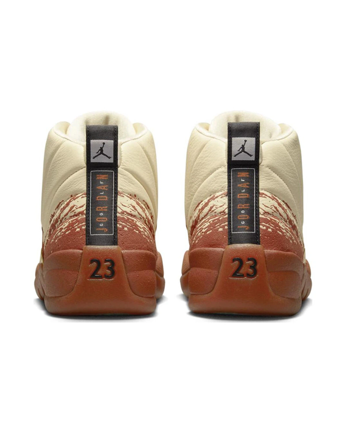 Eastside Golf x Jordan Air Jordan 12 Retro унисекс кроссовки высокие кожаные бежево-коричневые картинка