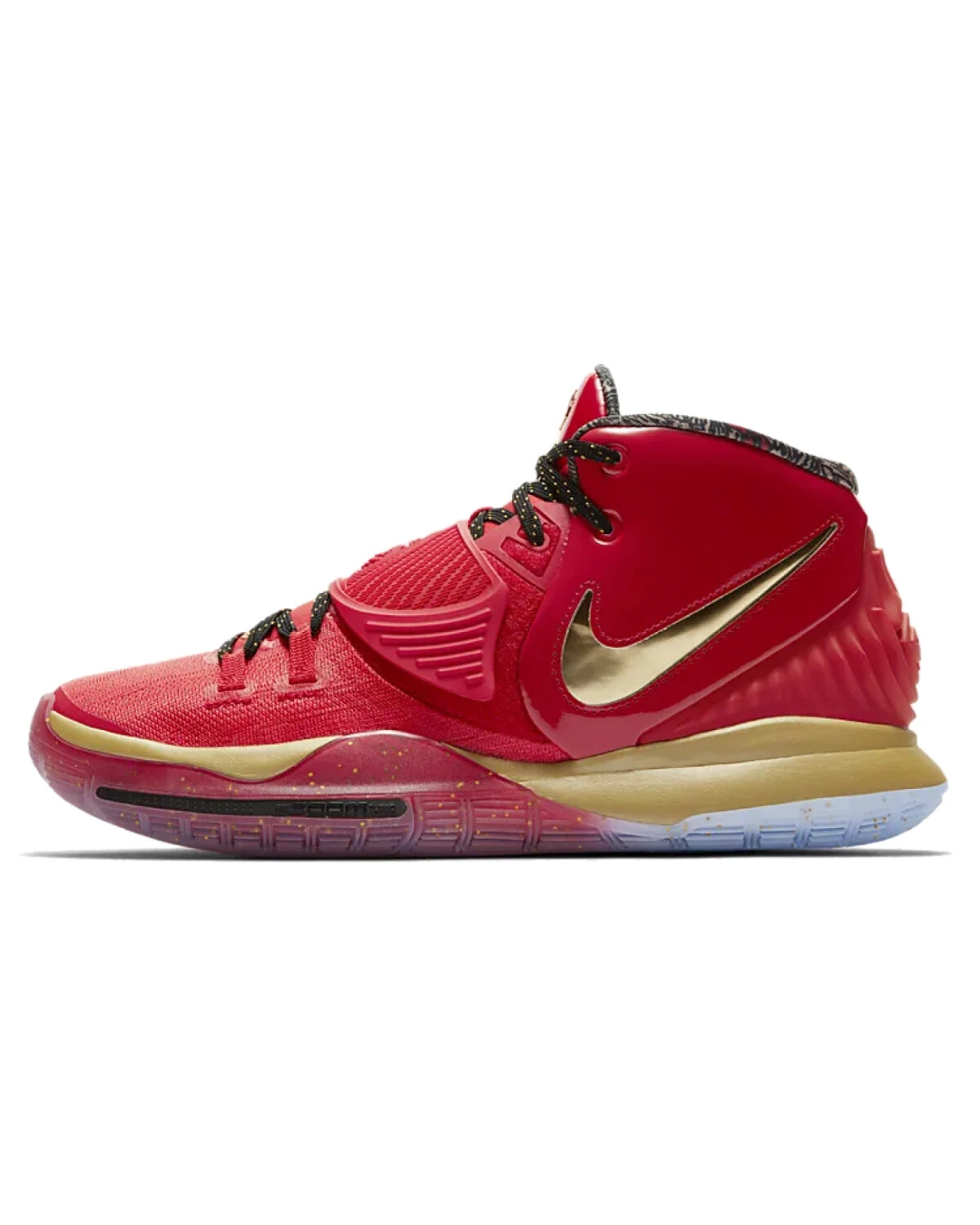Nike Kyrie 6 унисекс кроссовки спортивные красные с сетчатым верхом картинка