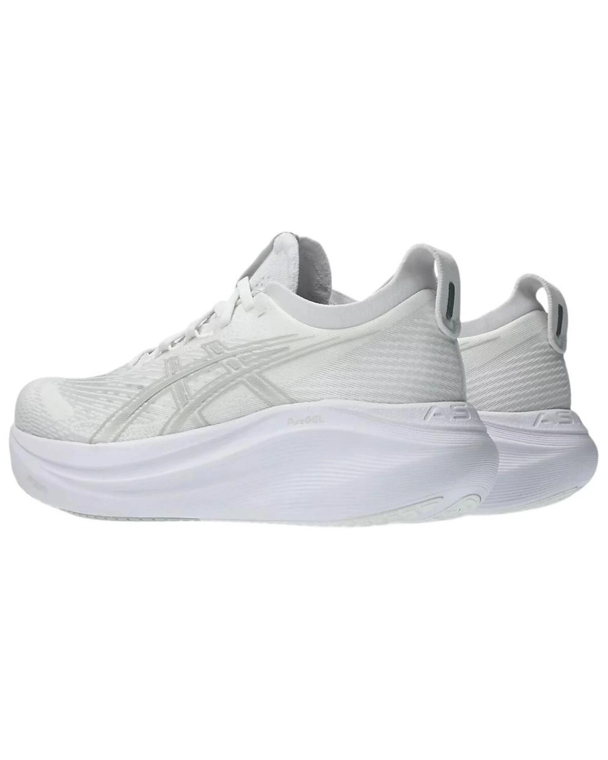 Asics GEL-NIMBUS 27 женские спортивные кроссовки белые для бега картинка