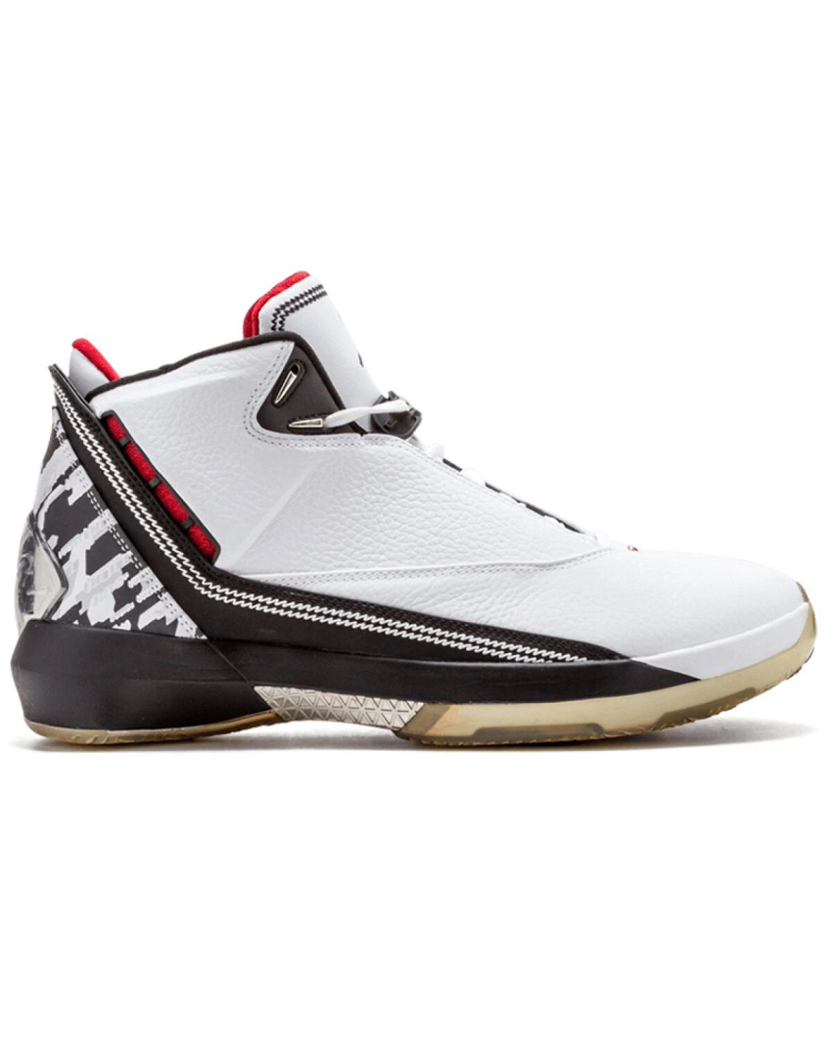 Jordan Air Jordan 22 OG мужские высокие кроссовки белые с красным картинка