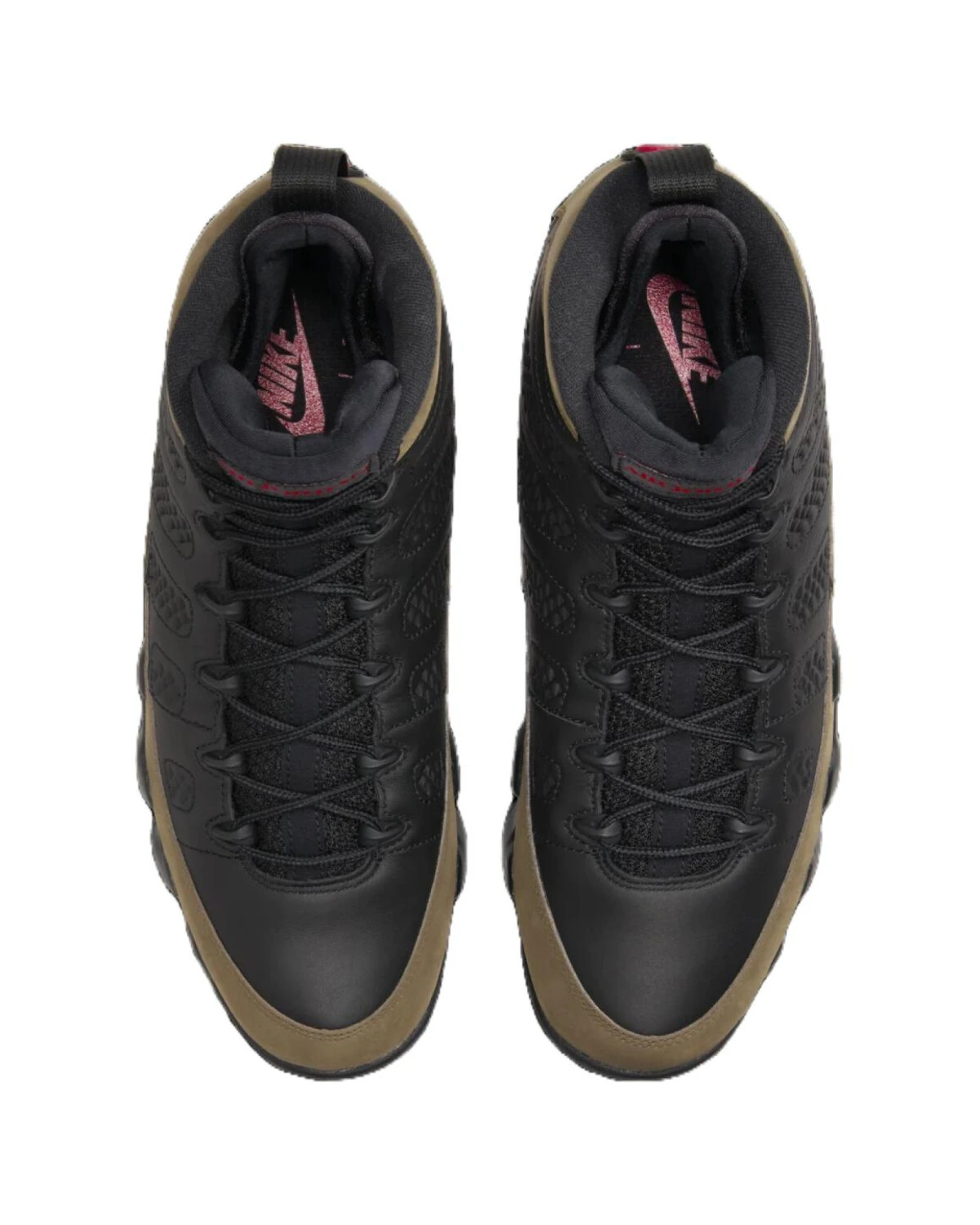 Jordan Air Jordan 9 мужские кроссовки черно-коричневые с шнуровкой картинка