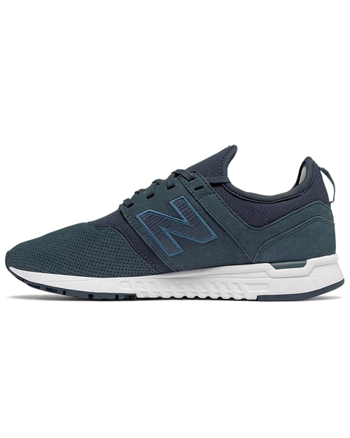 New Balance 247 женские кроссовки из ткани и синтетики темно-синие картинка