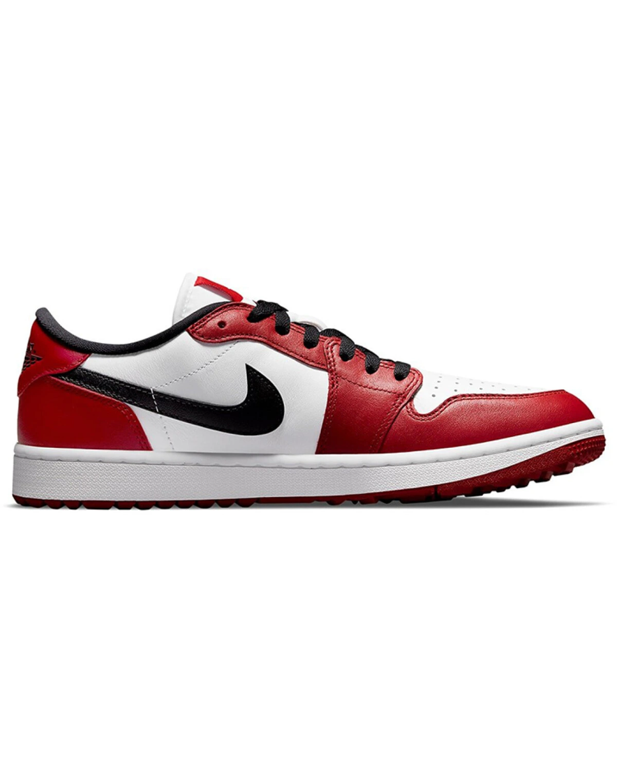 Jordan Air Jordan 1 unisex кроссовки кожаные красно-белые картинка